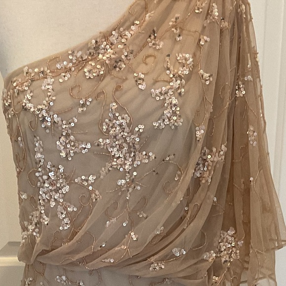 Ardrianna Papell Dress Sequin Grown Size EU 42 - Picture 5 of 10